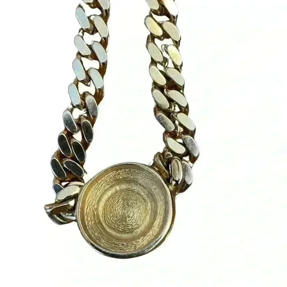 Rare Vintage Christian Dior Gold Plated Pearl and Crystal Collar Choker Necklace - Picture 7 of 14